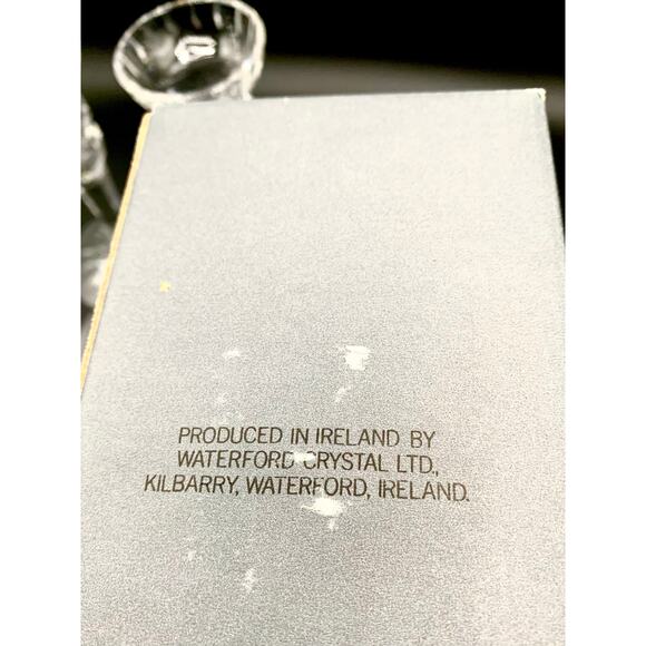 Waterford Crystal Lismore Vintage Candle Stick Holders with Original Box - Picture 4 of 8